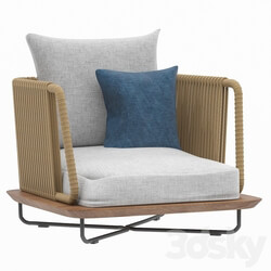 Arm chair - Minotti sunray armchairs 
