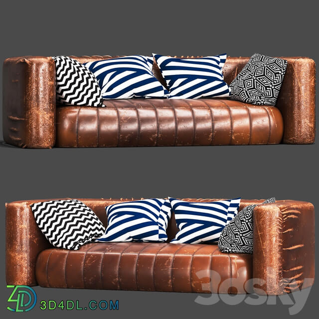 Sofa - Maddox leather sofa