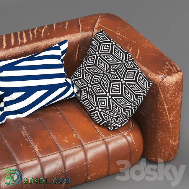 Sofa - Maddox leather sofa