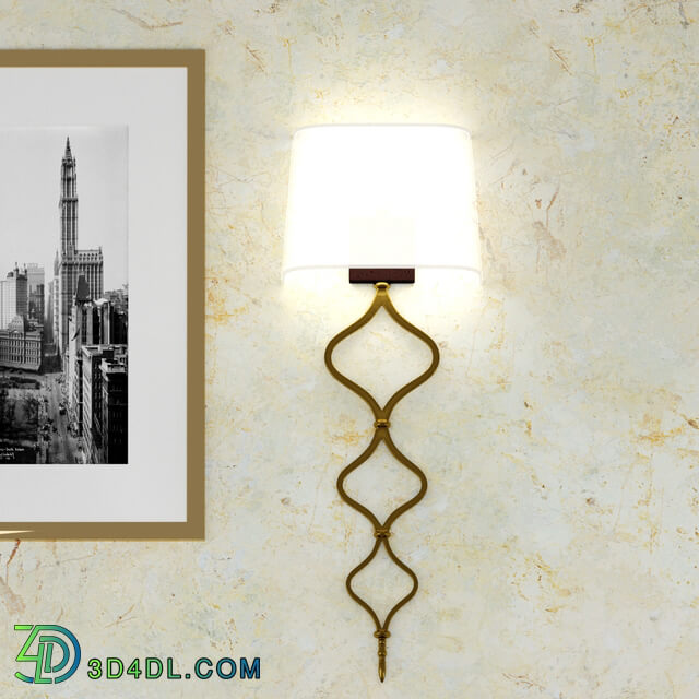 Wall light - Sconce in modern style Gramercy Efrain SN091-1-BRS