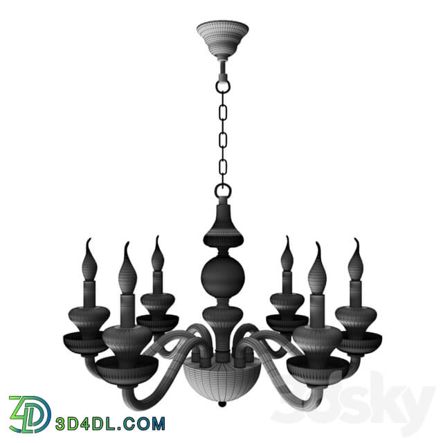 Pendant light Pendant chandelier Newport 1906S black