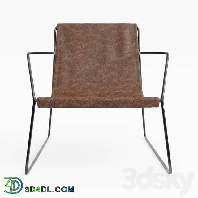 Arm chair - Leather Sling Chair