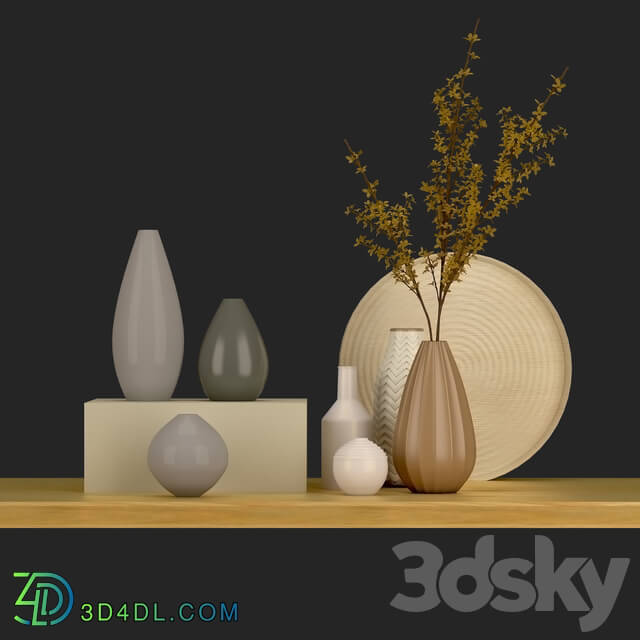 Decorative set - Decorative set_vase