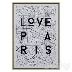 Frame - Painting TOILE PARIS 50_70_4 