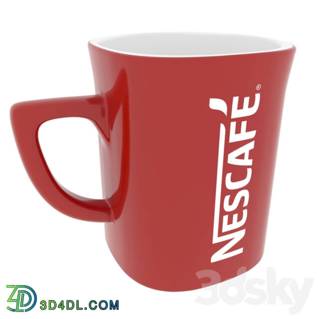 Tableware - Red Mug Nescafe