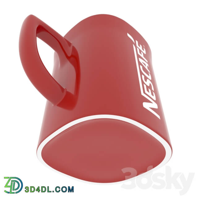 Tableware - Red Mug Nescafe