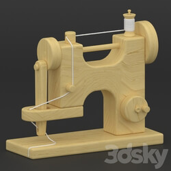 Miscellaneous - Wooden sewing machine 