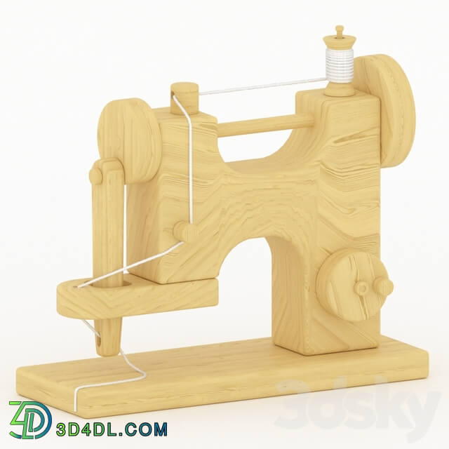 Miscellaneous - Wooden sewing machine