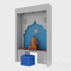 Dressing table - Temple_Modern_Indian 