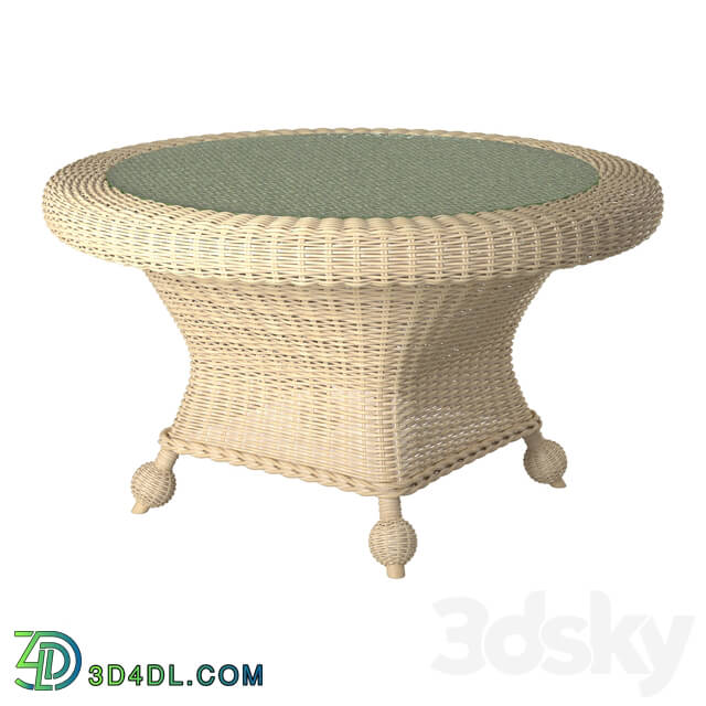 Table - Rattan Round Table