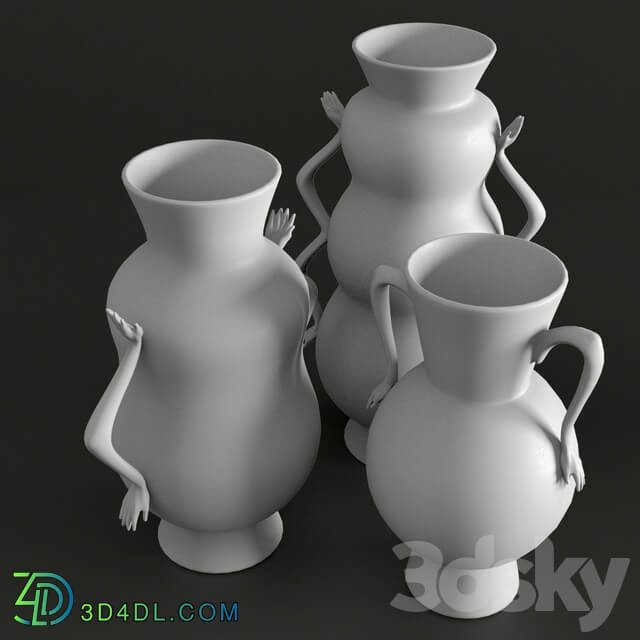 Vase - Jonathan Adler - Eve vases set