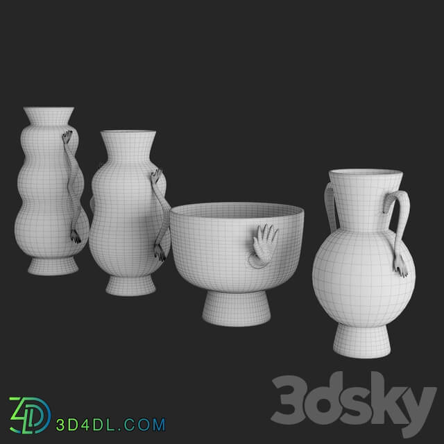 Vase - Jonathan Adler - Eve vases set