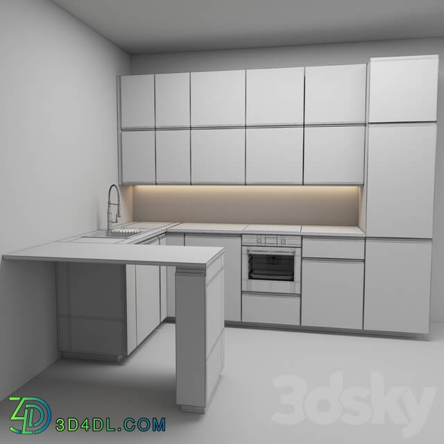 Kitchen - Modern kitchen VOXTORP DARK