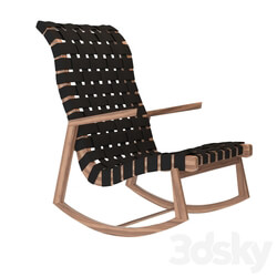 Arm chair - Rocking chair Highback Rapson 