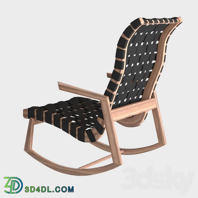 Arm chair - Rocking chair Highback Rapson