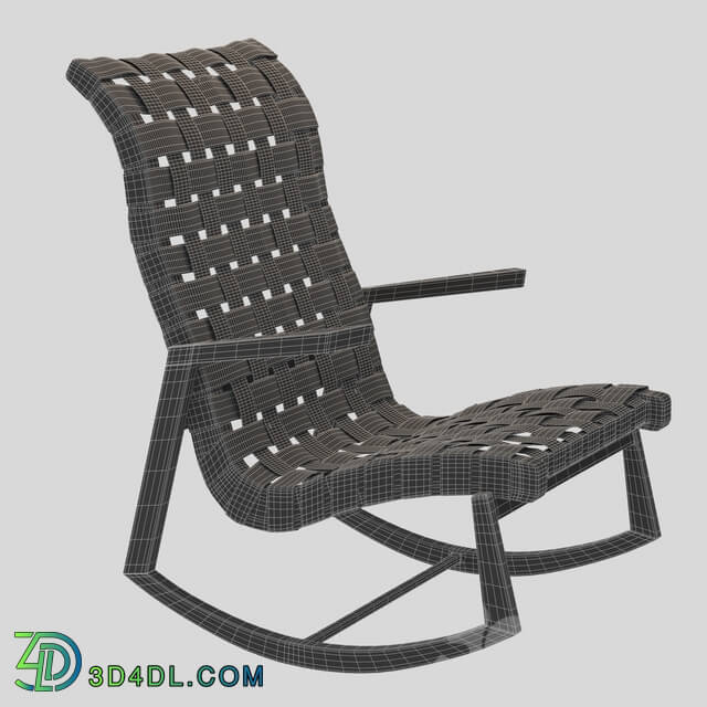 Arm chair - Rocking chair Highback Rapson