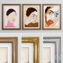 Frame - Frame Set 01 - Ines Longevial Paintings 