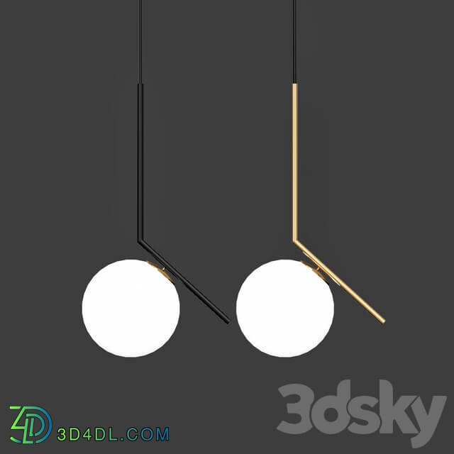 Pendant light - gold 3