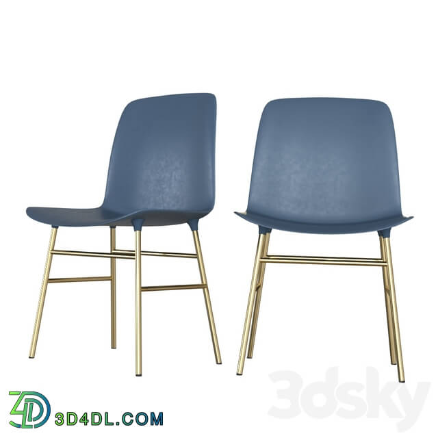 Chair - Form Chair Brass Base