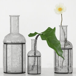 Caged Bubble Vases 