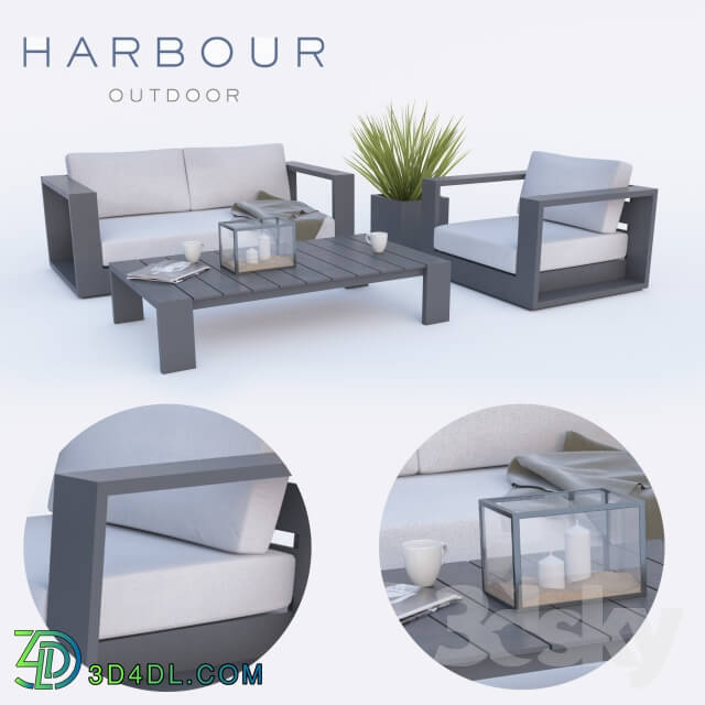 Table Chair Hayman collection by Harbour outdoor