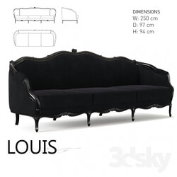 Sofa - Sofa LOUIS 