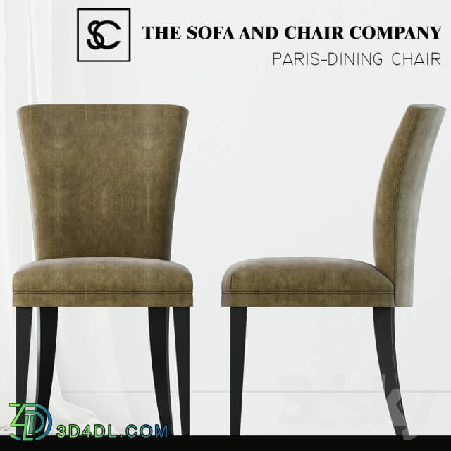 Chair THE SOFA AND CHAIR COMPANY PARIS CARVER