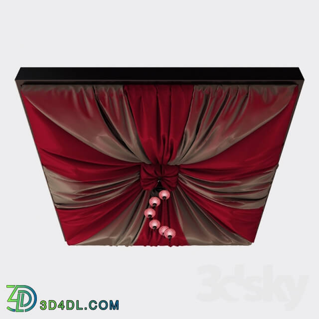 Curtain Draping the ceiling