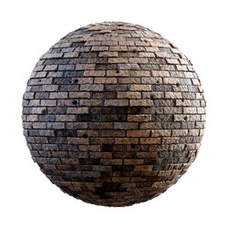 CGaxis Textures Physical 3 Destruction brick wall with bullet holes 31 48 