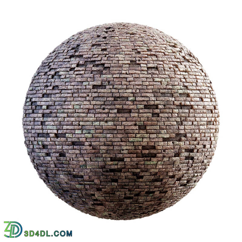 CGaxis Textures Physical 3 Destruction damaged brick wall 31 59