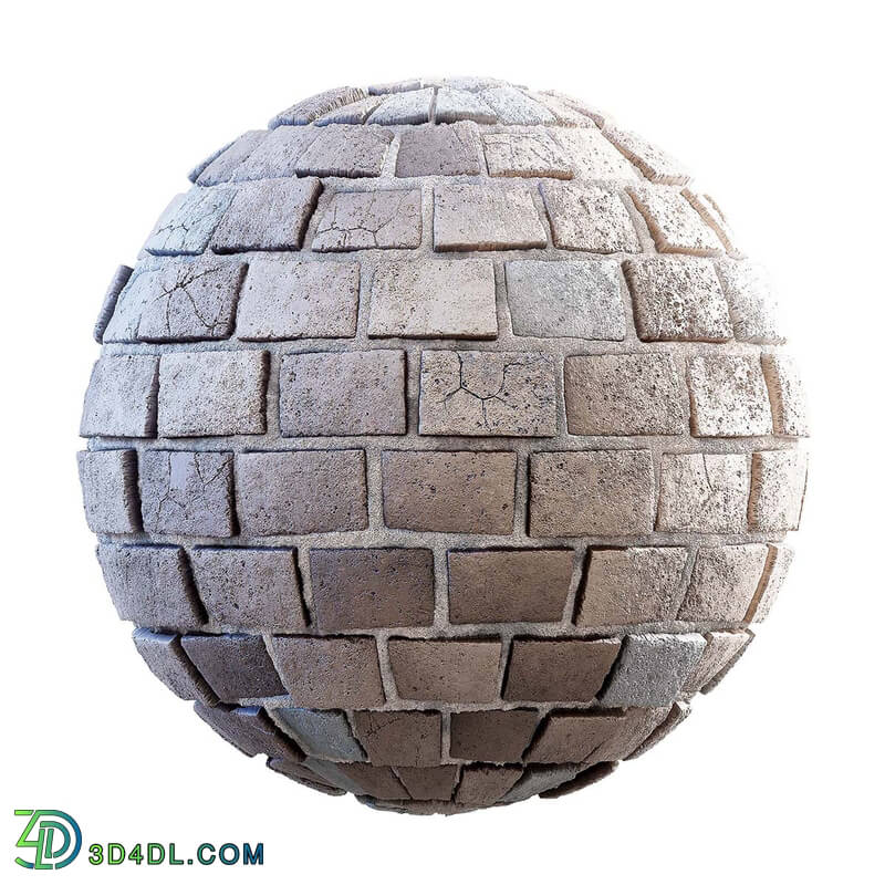 CGaxis Textures Physical 3 Medieval castle brick wall 29 16