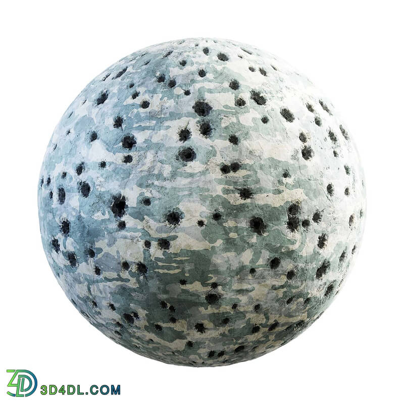 CGaxis Textures Physical 3 Military bullet damaged camo concrete 30 77
