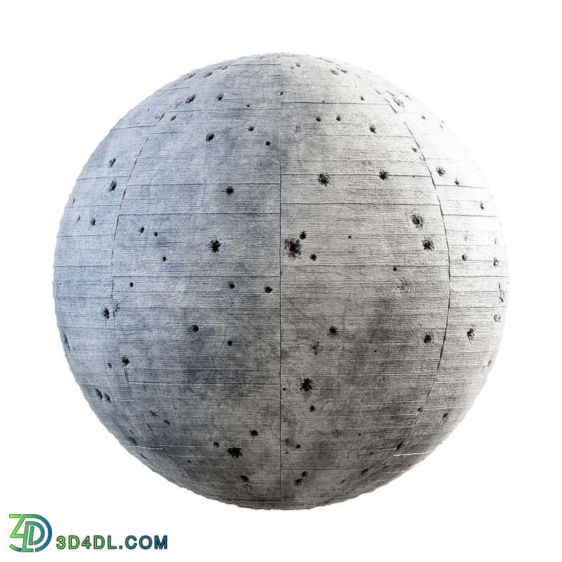 CGaxis Textures Physical 3 Military bullet damaged concrete 30 95