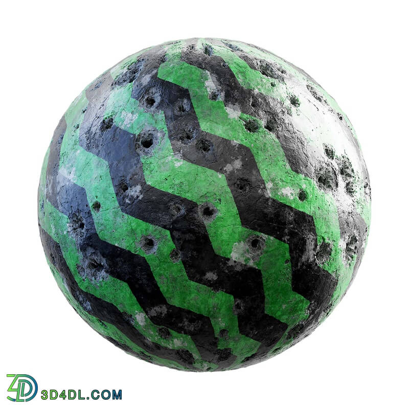 CGaxis Textures Physical 3 Military bullet damaged painted concrete 30 76