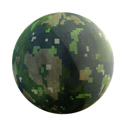 CGaxis Textures Physical 3 Military green camo fabric 30 55 