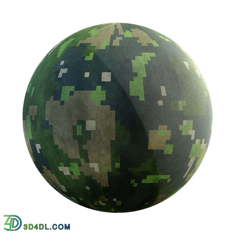 CGaxis Textures Physical 3 Military green camo fabric 30 55