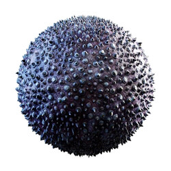CGaxis Textures Physical 3 Organic purple creature skin with spikes 32 37 