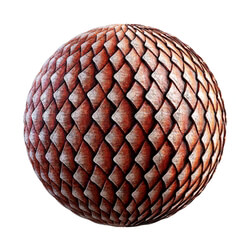 CGaxis Textures Physical 3 Organic red dragon scales 32 29 