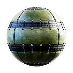 CGaxis Textures Physical 3 Sci Fi green container 28 86 
