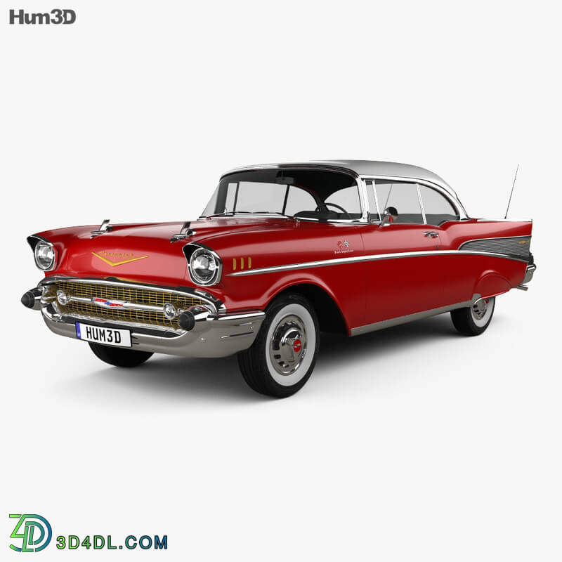 Hum3D Chevrolet Bel Air Sport Coupe 1957