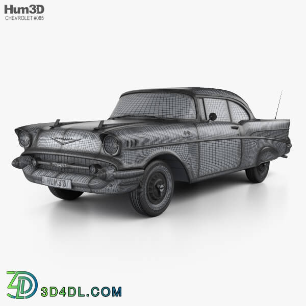 Hum3D Chevrolet Bel Air Sport Coupe 1957