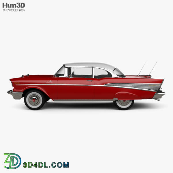 Hum3D Chevrolet Bel Air Sport Coupe 1957