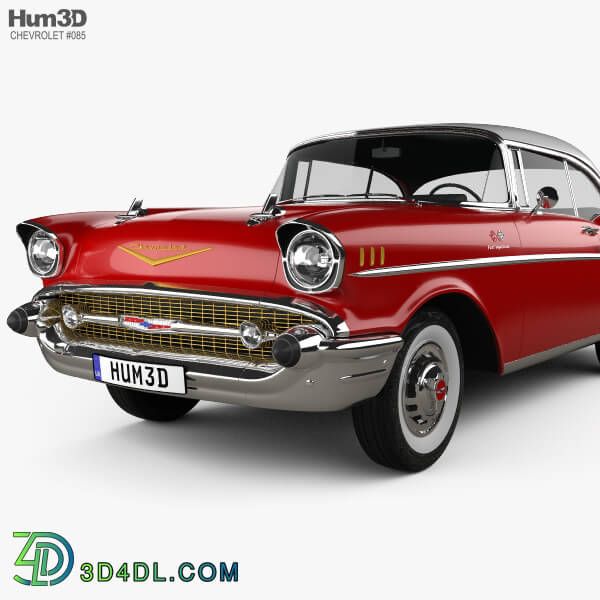 Hum3D Chevrolet Bel Air Sport Coupe 1957