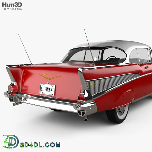 Hum3D Chevrolet Bel Air Sport Coupe 1957