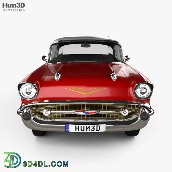 Hum3D Chevrolet Bel Air Sport Coupe 1957