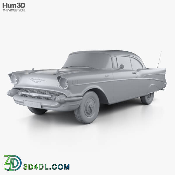 Hum3D Chevrolet Bel Air Sport Coupe 1957