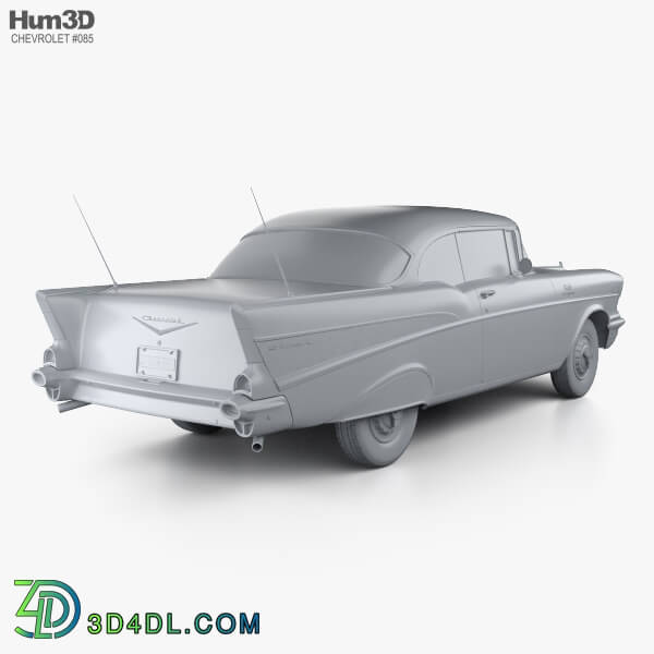 Hum3D Chevrolet Bel Air Sport Coupe 1957