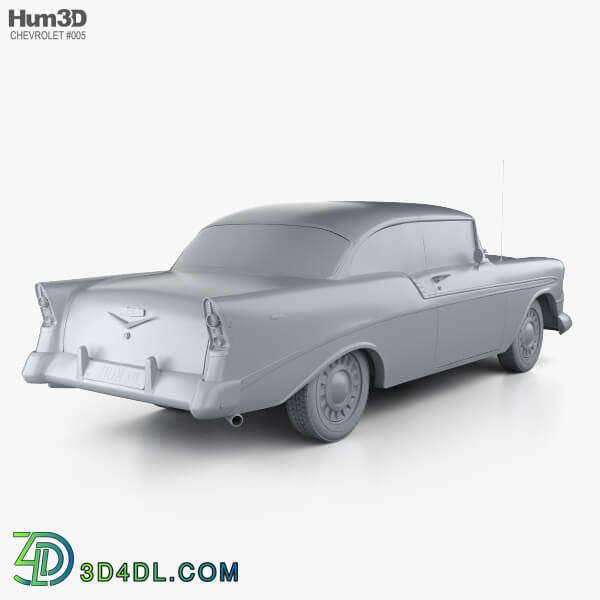 Hum3D Chevrolet Bel Air hardtop 1956