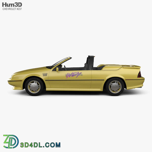 Hum3D Chevrolet Beretta Indy 500 Pace Car 1990