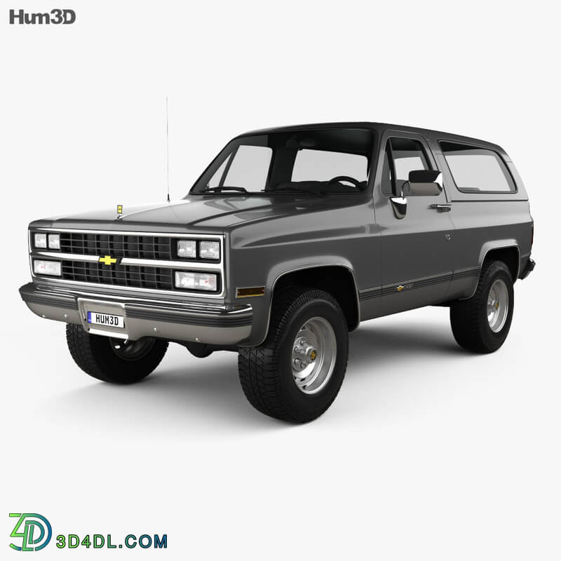 Hum3D Chevrolet Blazer (K5) 1989